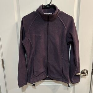 Columbia Women's Purple Fleece Full Zip Jacket Size Small